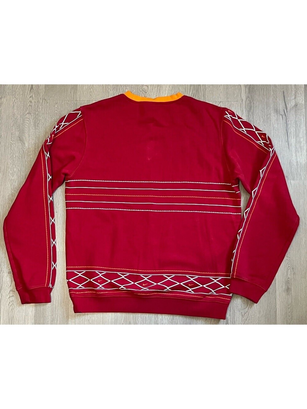 Nike Sportswear Club Crew Nomad Sweatshirt Men's M- Red/ BV3080 687